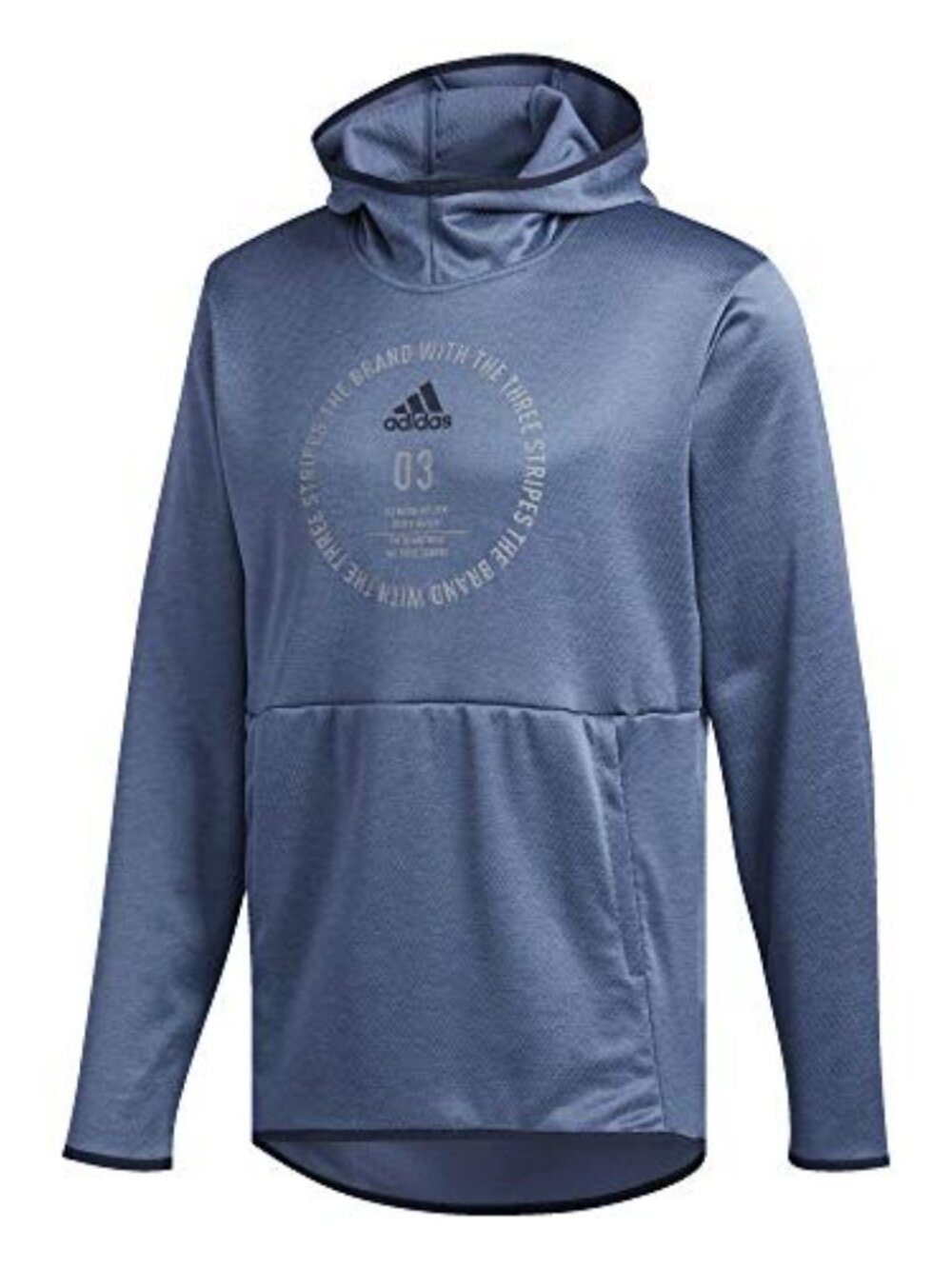 Adidas Navy Blue Pullover Hoodie Men's Large | Climawarm Logo Sweatshirt